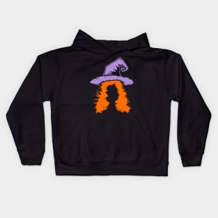 Scary Halloween Witch Kids Hoodie